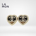 【新品】シャネル ピアス イヤリング CHANEL EARRINGS ABB664 ココマーク メタル ストラス ハート ピアス イヤリング GOLD ゴールド系