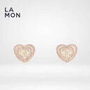【新品】シャネル ピアス イヤリング CHANEL EARRINGS ABD343 ココマーク メタル ストラス ハート ピアス イヤリング PINK/WHITE ピンク/ホワイト系(4)