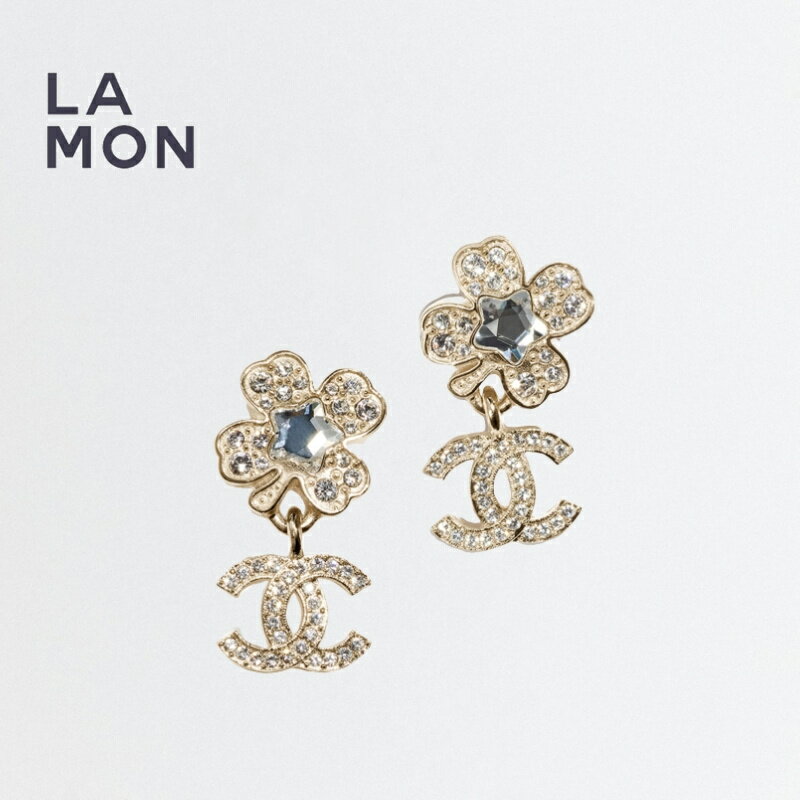 【新品】シャネル ピアス CHANEL EARRING ABF239 ココマーク メタル ストラス ピアス GOLD ゴールド系のサムネイル