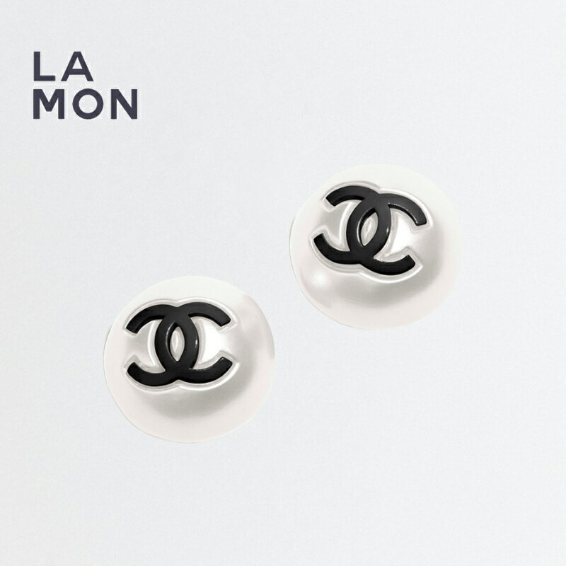 【新品】シャネル ピアス CHANEL EARRING ABF364 ココマーク メタル レジン ピアス GOLD/WHITE/BLACK ゴールド/ホワイト/ブラック系のサムネイル