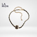 【新品】シャネル ネックレス CHANEL NECKLACE AB8833 ココマーク メタル レザー コスチューム パール チョーカー ネックレス GOLD/BLACK ゴールド/ブラック系
