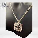 【新品】シャネル ネックレス CHANEL NECKLACE ABA245 ココマーク メタル ストラス ネックレス GOLD ゴールド系