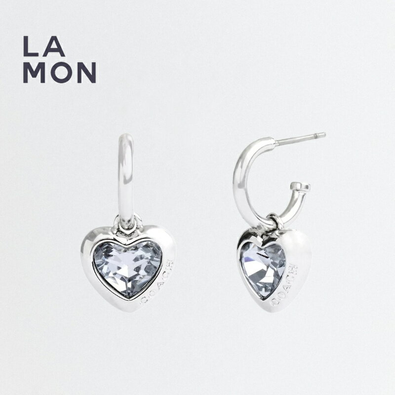 コーチ ピアス COACH CG188 Heart Huggie Earrings ハート ピアス SILVER シルバー系