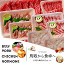 鳥取県産 焼き肉セット(ホルモン入り)2,4キロ(6~10人前)牛肉 豚肉 鶏肉 ホルモン バーベキューセット BBQ