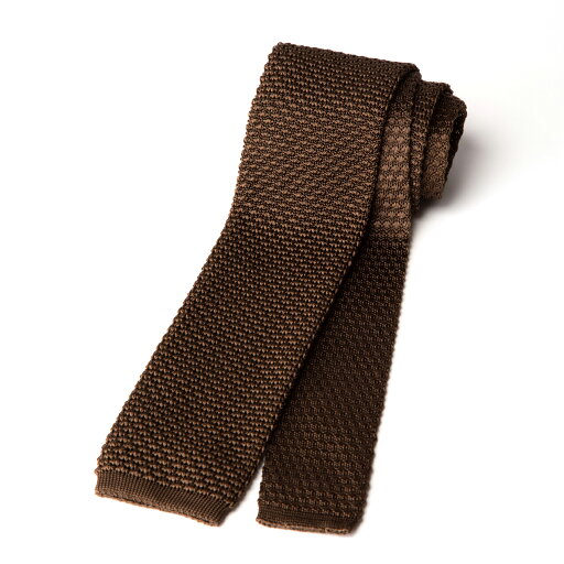 Ascot アスコット ネクタイ Brown ブラウン シルク ニットタイ ドイツ製 オールシーズン Ascot アスコット ネクタイ Brown ブラウン シルク ニットタイ ドイツ製 オールシーズン