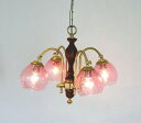 AzzurroGlassStudio シャンデリア 照明 fc-208-dot-pink-no6