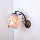 ブラケットライト 壁掛け照明 ブラケットランプ fc-w10ay-frit-violet-smokedgreen-no4 Azzurro Glass Studi...