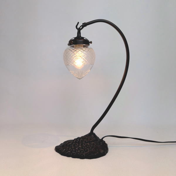 クリアガラステーブルランプ 照明 テーブルランプ 卓上ランプ td017fc336