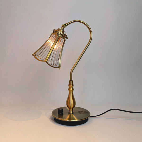 クリアガラステーブルランプ　照明　テーブルランプ　卓上ランプ　fc1210g-fc023