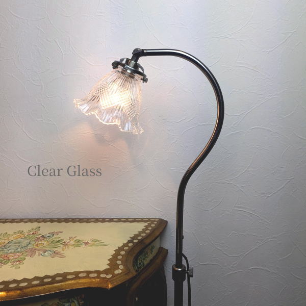 fc-580a-fc331　クリアガラスフロアライト　フロアランプ　フロアライト　照明　ガラス