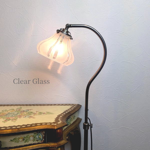 fc-580a-fc360　クリアガラスフロアライト　フロアランプ　フロアライト　照明　ガラス