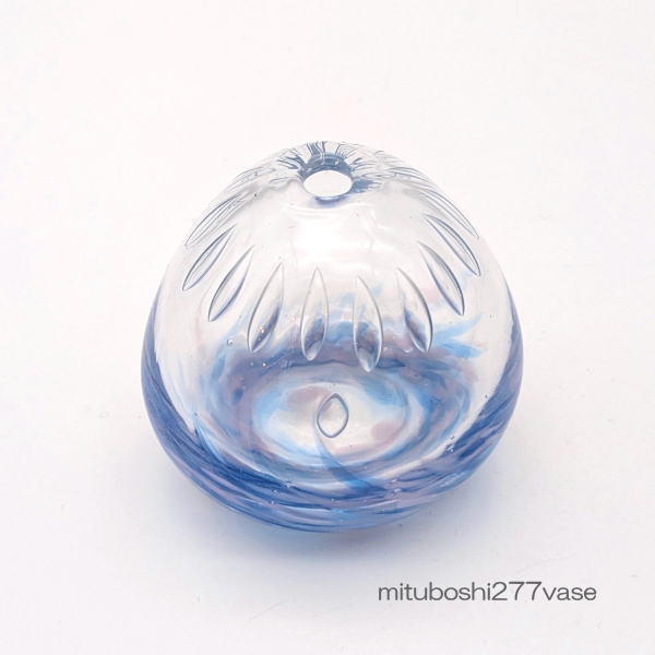 樂天商城 - 琉球ガラス一輪挿し・花瓶・ flowervase　mituboshi277vase　三ツ星工房　沖縄