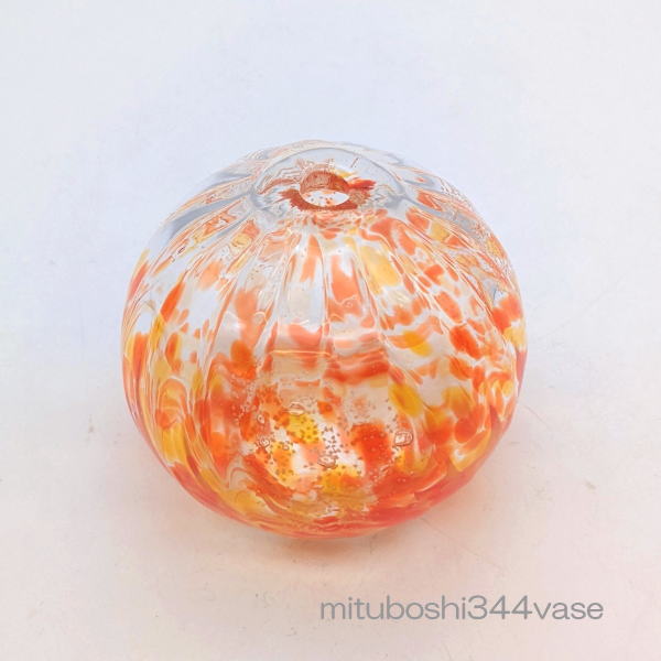 Alessi - 琉球ガラス一輪挿し・花瓶・ flowervase　mituboshi344vase　三ツ星工房　沖縄