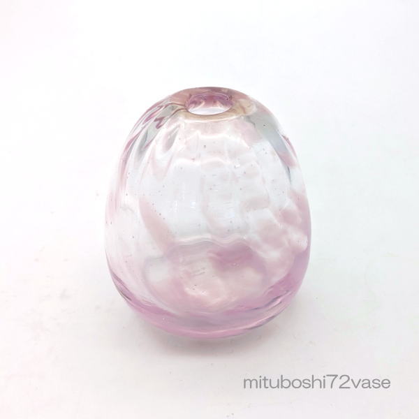 琉球ガラス一輪挿し・花瓶・ flowervase mituboshi72vase 三ツ星工房 沖縄