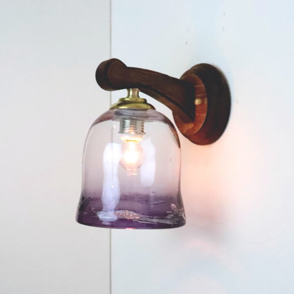 ブラケットライト 壁掛け照明　ブラケットランプ fc-ww016g-ryukyu14s 琉球ガラス
