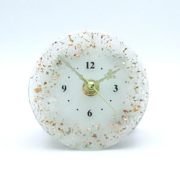 置き時計 ベネチアングラス ベネチアンガラス 置き時計 置時計　ヴェネチアングラス　ゴールド