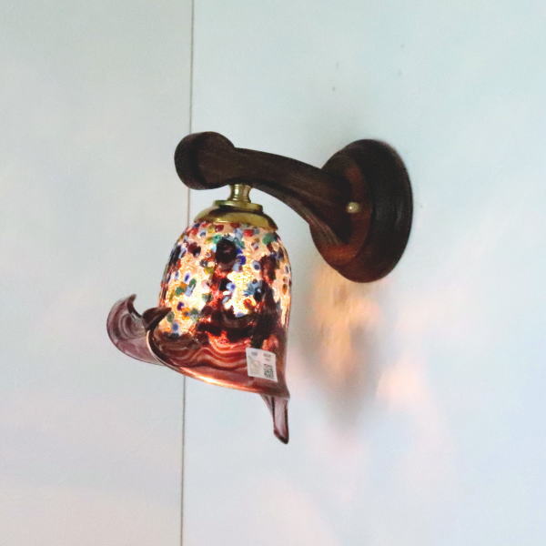 ブラケットライト 壁掛け照明　ブラケットランプ fc-ww016g-fantasy-calla-amethyst