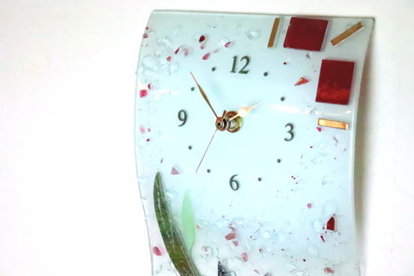 ベネチアングラス ベネチアンガラス 掛け時計 掛時計 おしゃれ ヴェネチアンガラス or1630as [2]