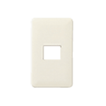 パナソニック　WN6001W010　10個入／1箱　　フルカラーモダンプレート1コ用　(ミルキーホワイト) 　　[..