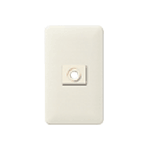 樂天商城 - パナソニック　WN6081W　　フルカラー モダン電話線プレート(取付枠付)　(ミルキーホワイト) 　　[WN6081W]