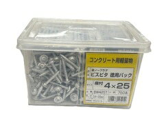 樂天商城 - 若井産業　BW425T　ビスピタコンクリート・ブロック用座付4x25 750ヶ入　[BW425T]