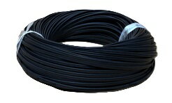 【訳あり】三ツ星 NNFF0.75sqx2C 黒 100m/1巻 耐熱 ゴムコード〔NNFF0.75SQ2C〕新品(長期保管品)