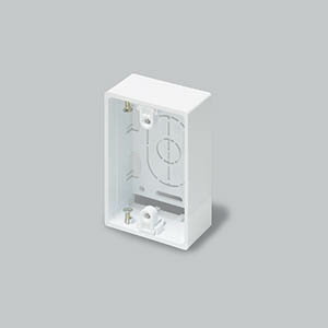 樂天商城 - マサル工業　SFBA-12　1個用浅型露出BOX ホワイト　[SFBA12]