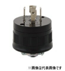 パナソニック　WF6430　接地3P30A引掛キャップ(コードグリップ付)(ブラック)(圧着端子付)　[WF6430]