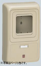 樂天商城 - 未来工業　WP-3M　ミルキーホワイト　電力量計ボックス 3φ3W~120A用　ミルキーホワイト 　[WP3M]