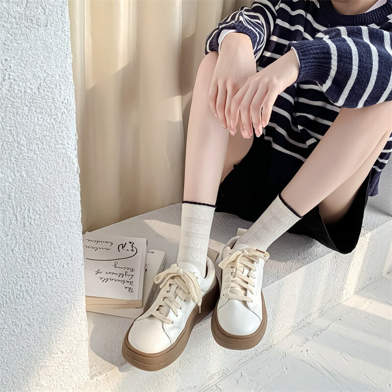 レディースソックス 2足セット 通気性 爽やか 薄手 綿 春 夏 涼しい メッシュ おしゃれ 女性 くつした カジュアル 婦人 かわいい