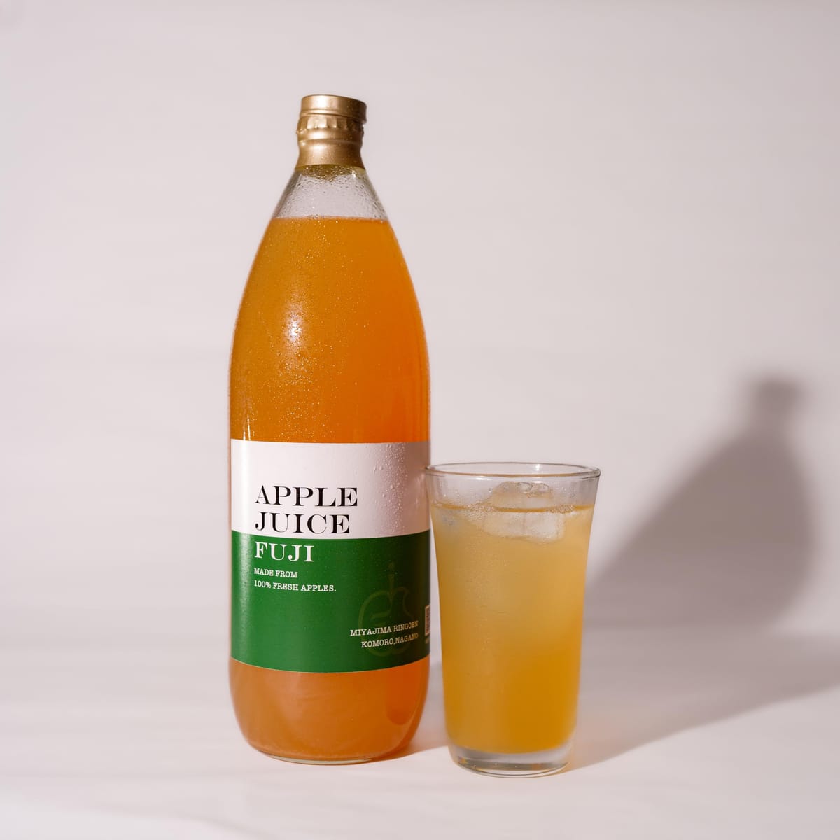 ふじ 100％リンゴジュース 1,000ml 宮嶋林檎園 長野県産