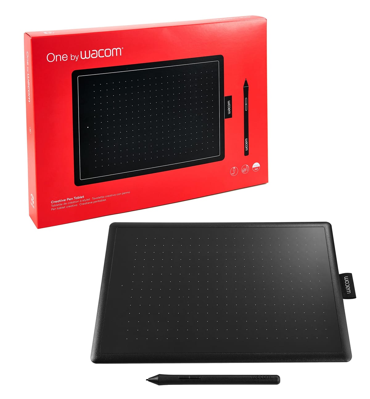 ワコム ペンタブ One by Wacom Medium Chromebook 対応 ペン入力専用モデル Mサイズ 板タブ CTL-672/K0-C ワコム直営店限定モデル