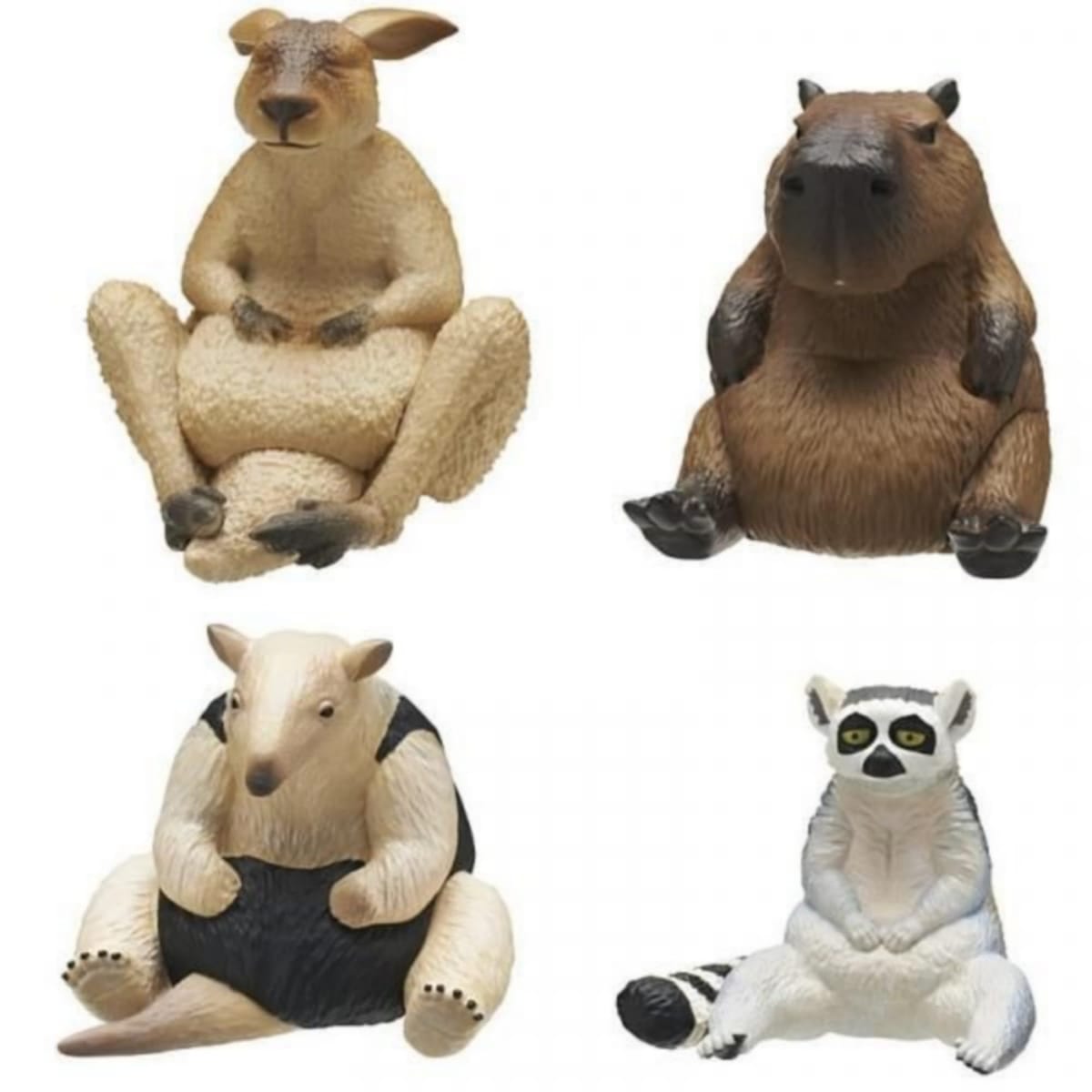 奇譚クラブ RBEN STUDIO(リーベンスタジオ) アニマルフィギュアマスコット5 × 全4種セット フルコンプ ..