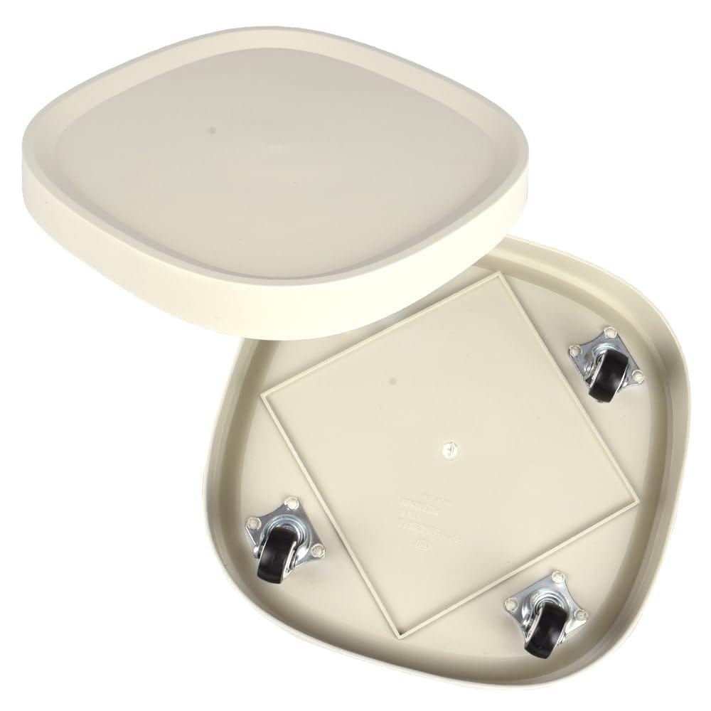 フラワースタンド 可動式プレート 鉢台 キャスター付き 台 プランタースタンド 回転 前後左右 縁あり 移動花台 植木鉢 スタンド便利 観葉植物 鉢受台