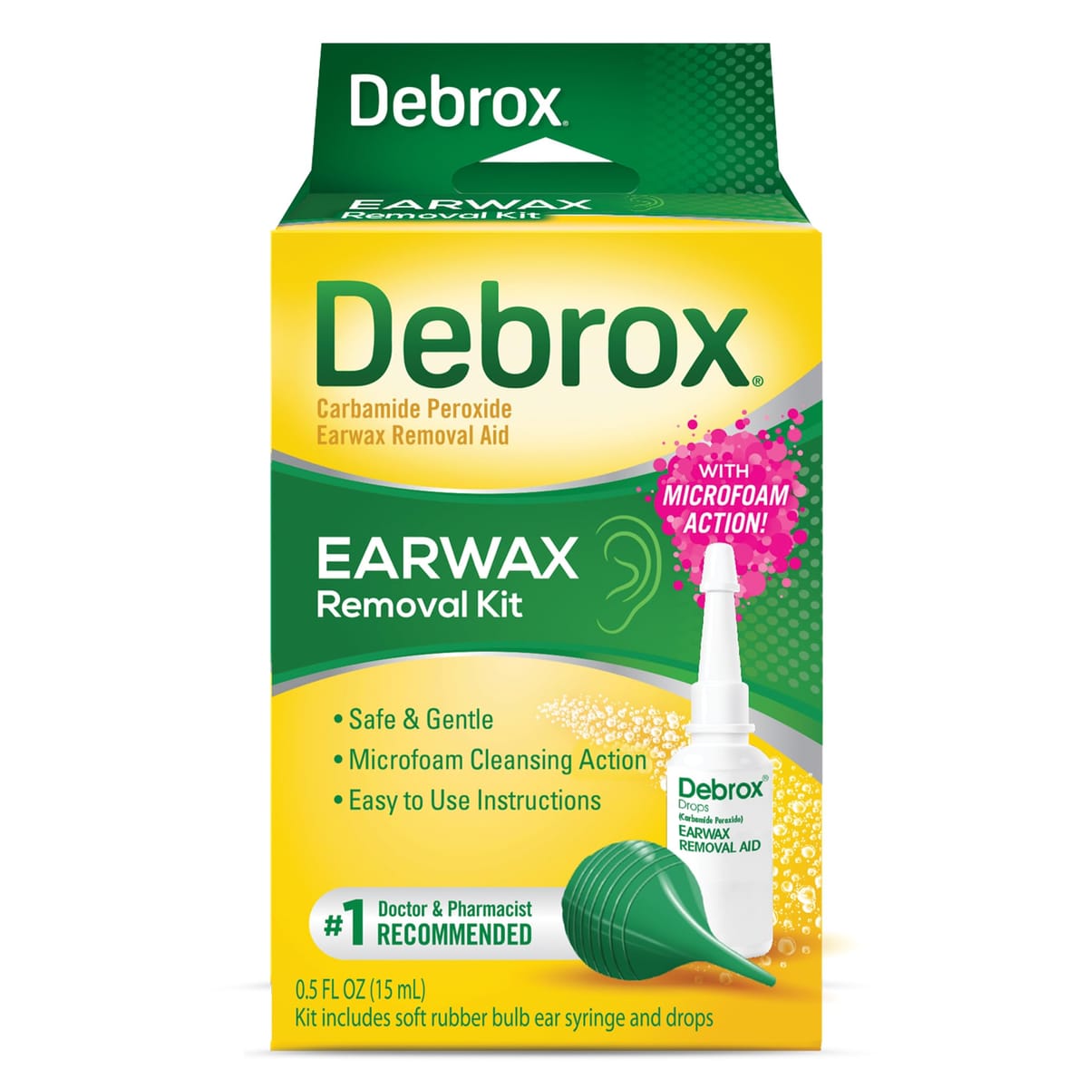 Debrox Earwax Removal Kit 1 kit by Debrox 15ミリリットル (x 1)