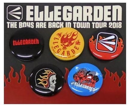 ELLEGARDEN エルレガーデン エルレ Get it Get it Go! SUMMER PARTY 2023 グッズバッジ 缶バッジセット..