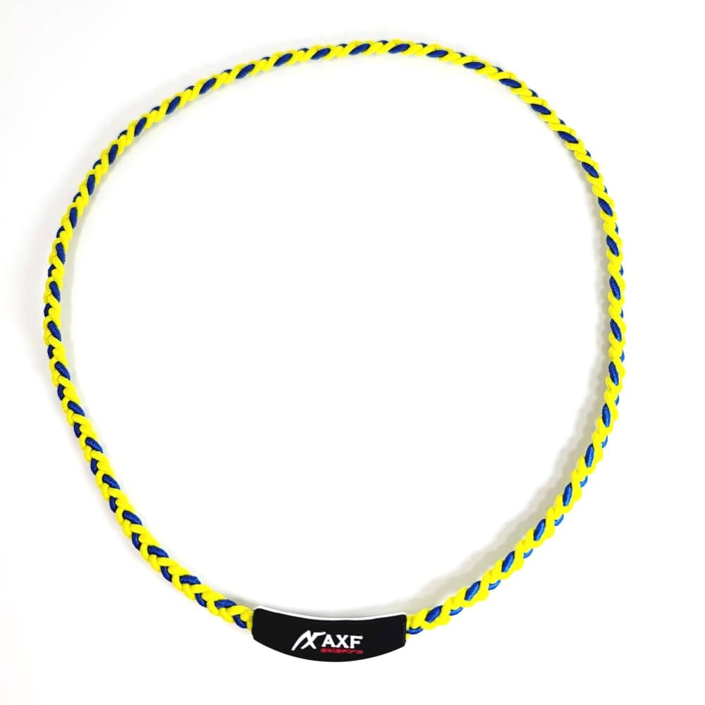 AXFチューニングバンド AXF 303 YELLOW L サイズ（51cm） シリコンネックレス AXF-303 アクセフ 体幹 血行促進 アスリート RG92 リカバリー