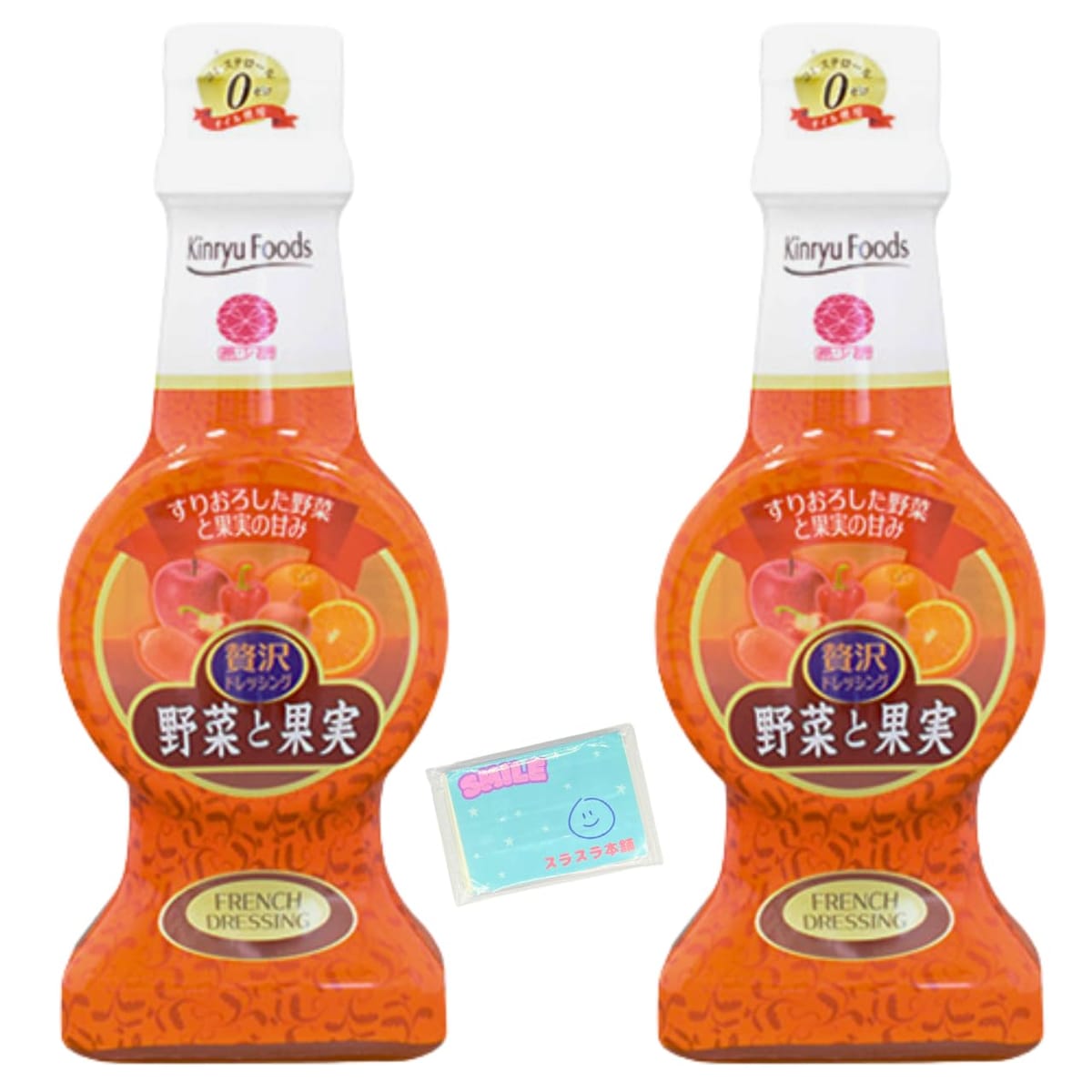 楽天ショップ ランポ 楽天市場店Monolog Style キンリューフーズ 贅沢ドレッシング 野菜と果実 230ml ×2本セット ★スラスラ本舗オリジナルポケットティッシュ付き★