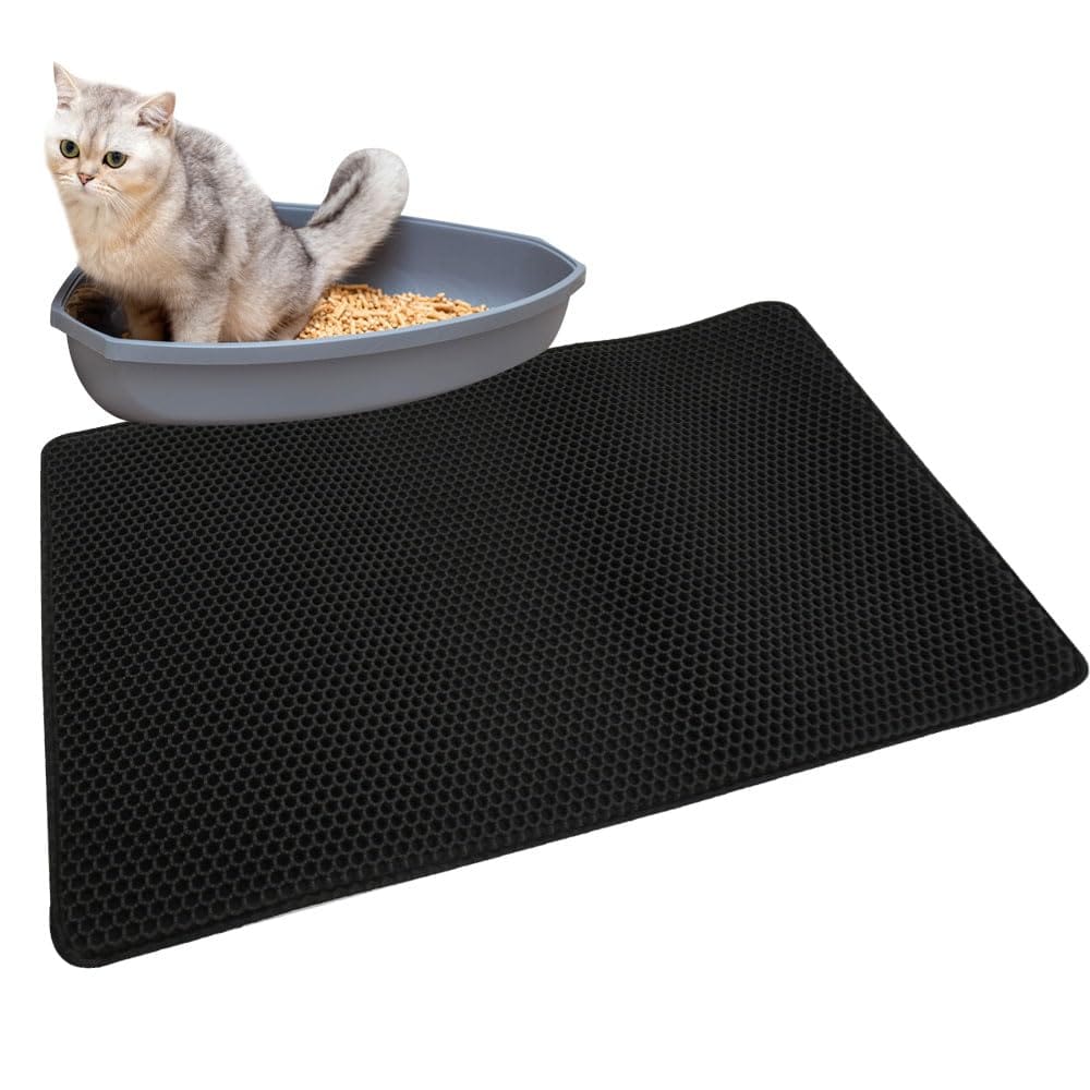 猫砂マット ペットシート 汎用性 飛散防止 2層 掃除しやすい 水洗い