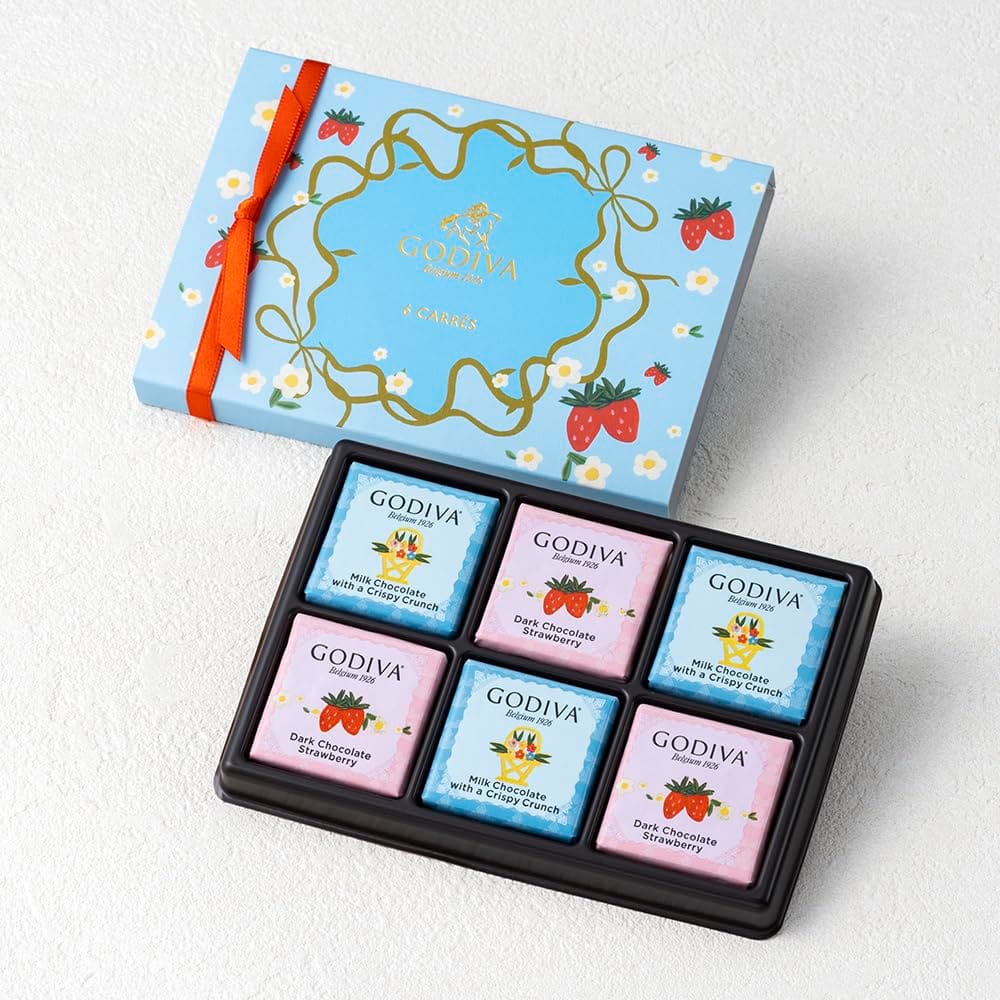 ゴディバ (GODIVA) チョコレート ギフト お菓子 詰め合わせ ゴディバ 早春のベルギー カレ アソートメント(6枚入)