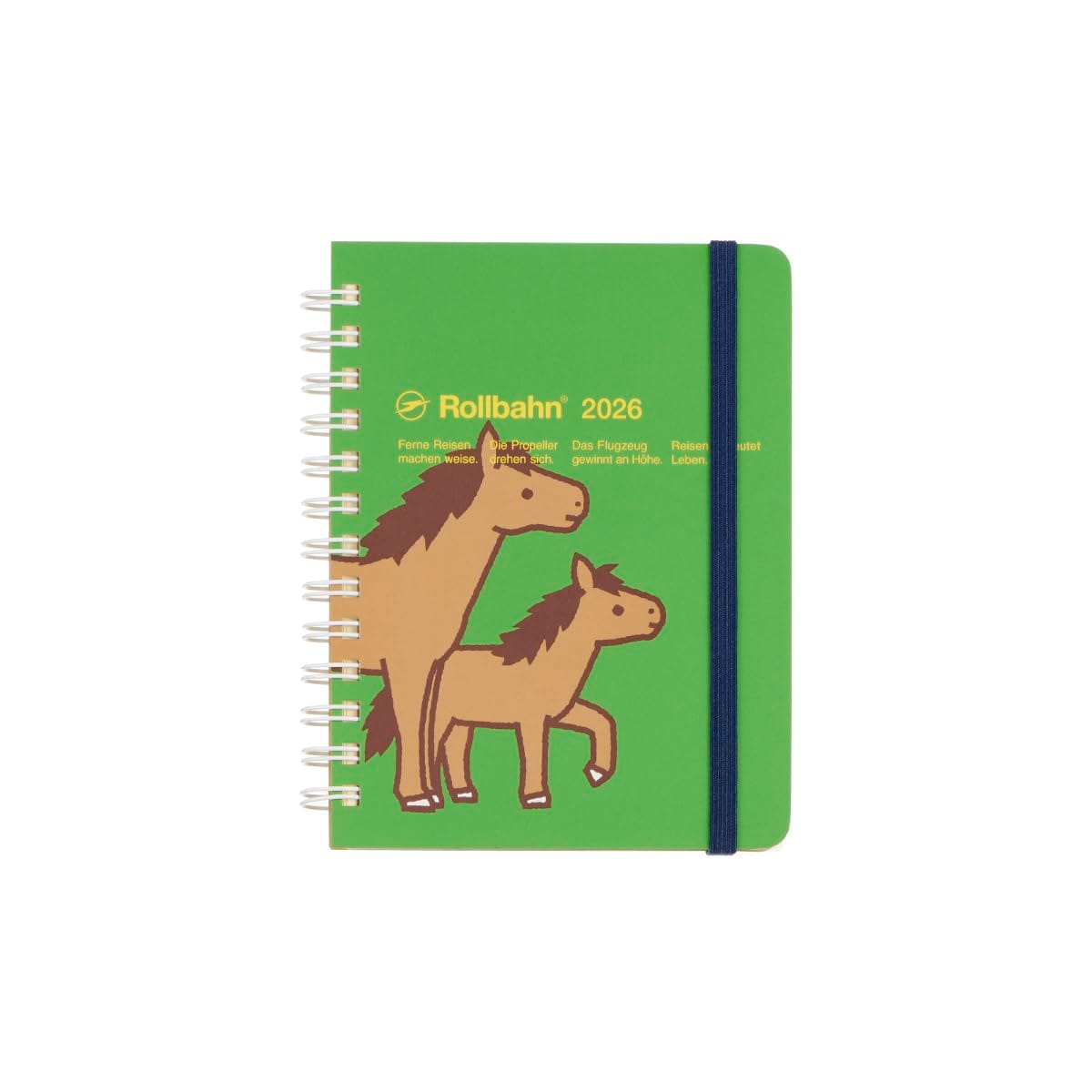 【デルフォニックス手帳 2026年版／2025年10月始まり】ロルバーンダイアリー ポニー M スケジュール帳 マンスリー