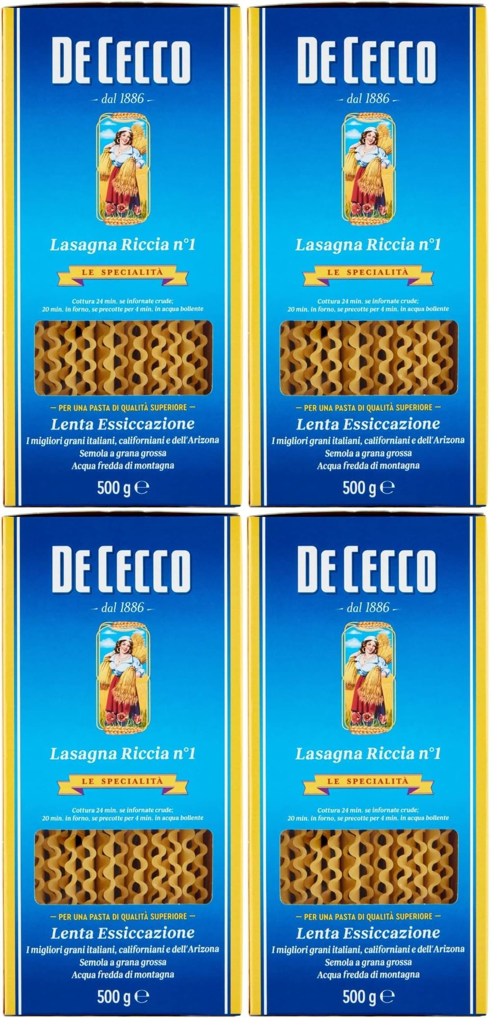 DE CECCO(ディ・チェコ) No.1ラザーニャ 500g ディチェコ 輸入食品 イタリア産