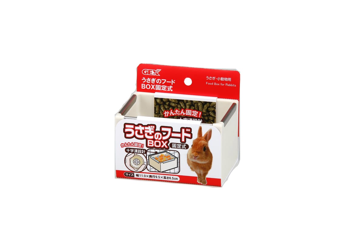 ジェックス うさぎのフードBOX 固定式 1個 (x 1)