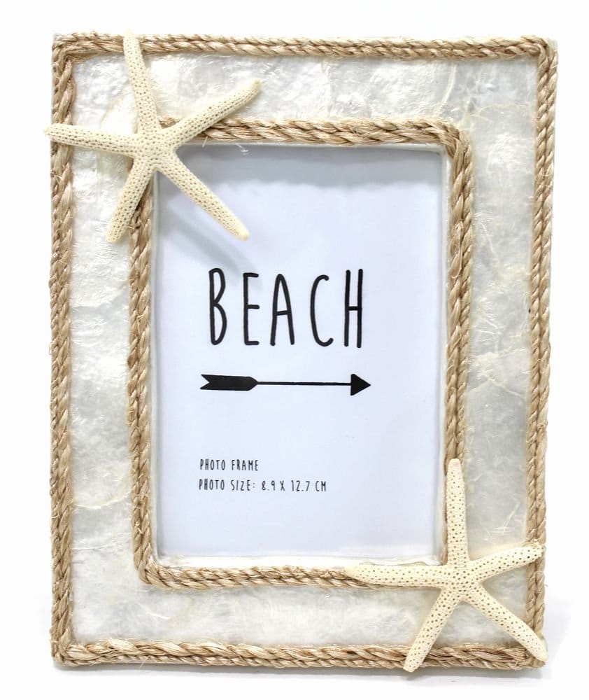 ハワイアン雑貨 インテリア マリン雑貨 ハワイアン アバカ フォトフレーム 写真立 ハワイ お土産 (カピ..
