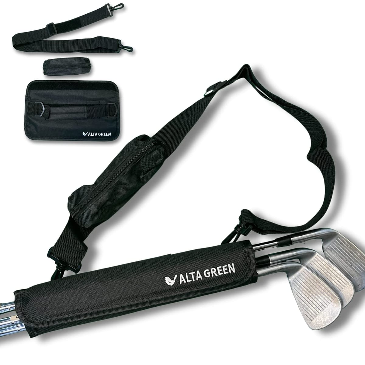 【公式】Alta Green アルタキャディー ゴルフミニバック ボールケース 付き ポータブル 練習場 キャリ..