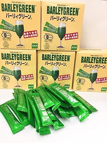 バーリィグリーン60包5箱セット+サンプル30包