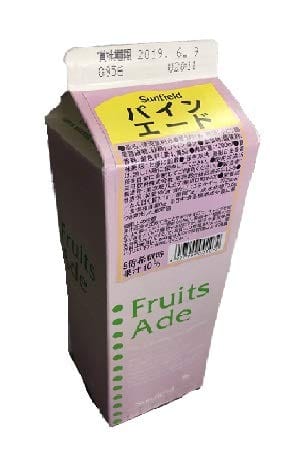 なし 三田飲料　パインエード