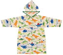 スケーター (skater) レインコート キッズ 子供用 ディノサウルス ピクチャー 適応身長110-125cm RACO1N-A
