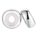 クリップストッパー チャーム スターリングシルバー ロンデル スペーサービーズ ブレスレット用 (2個)