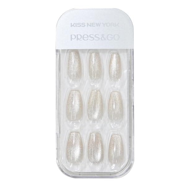 【キスニューヨーク正規店】 30枚入り ネイル チップ 貼るだけ 簡単 ワンタッチ 装着 プレスアンドゴー..